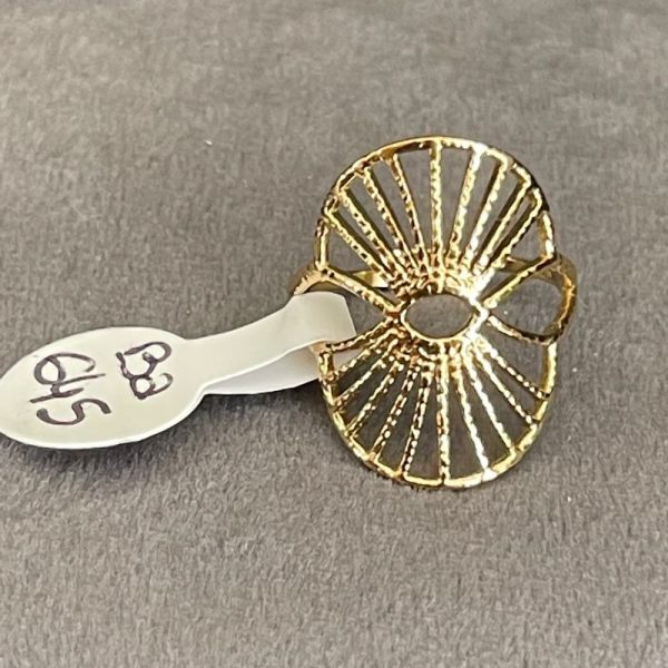 Bague ajourée OCLYS, rosace.