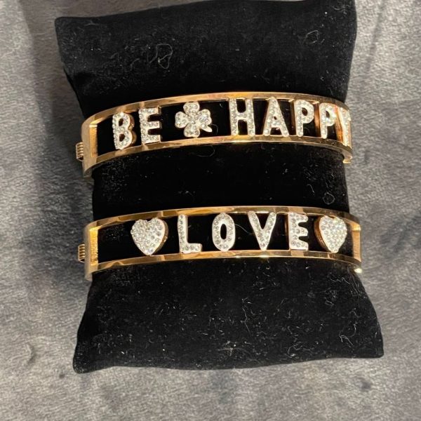 Bracelet expression strassée