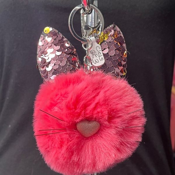 Porte-clefs lapin oreilles seqiuns