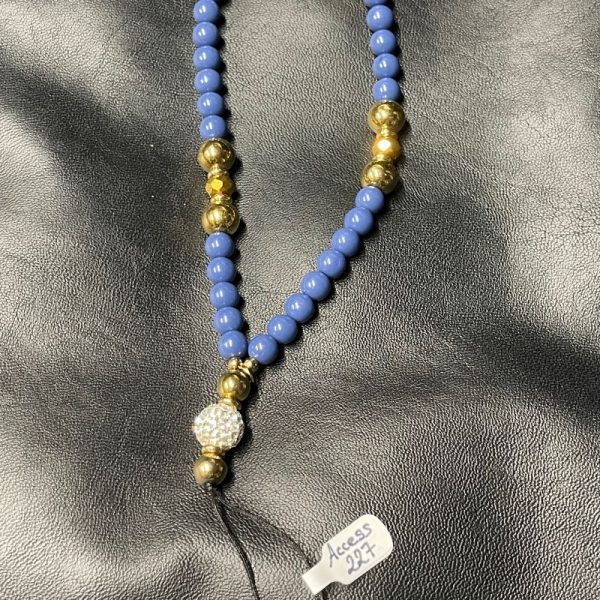 Bijou de portable perles et perle strassée Oclys